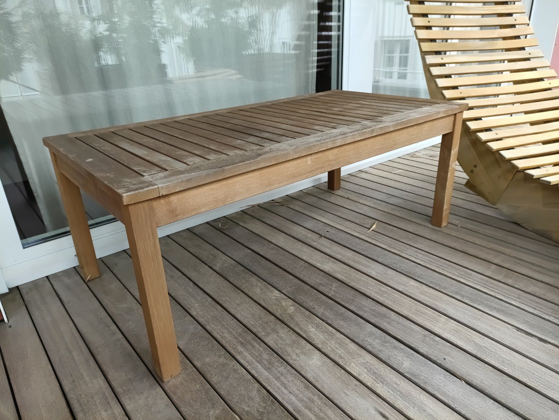 Tische: Balkontisch aus Holz 104x55x40 cm – Gebraucht aus Schwyz von s.verkauf 2