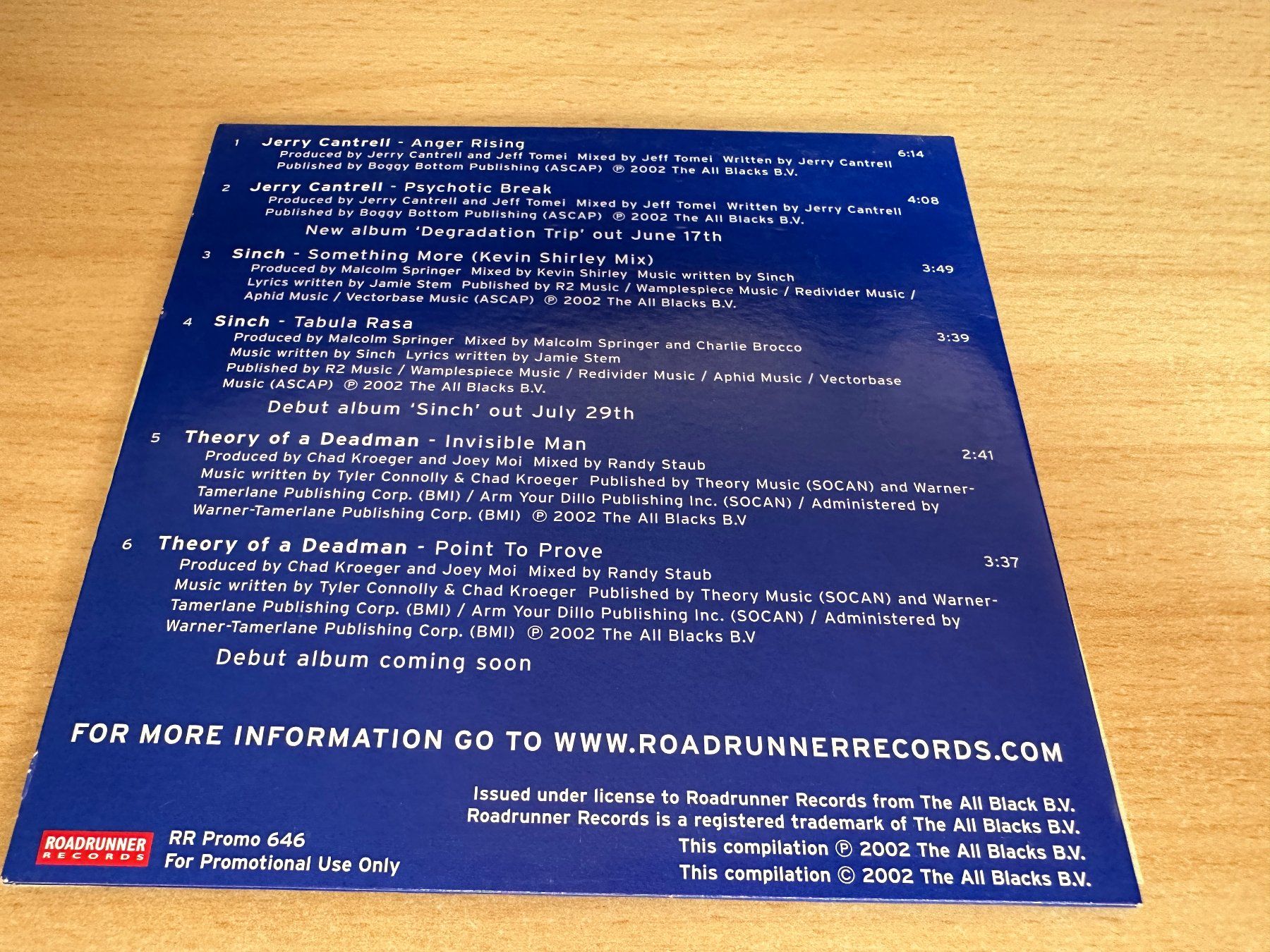 CD: Various – Roadtrip Volume 1 - Promo CD – Usato da Rikon im Tösstal venduto da Alpenmutz 1