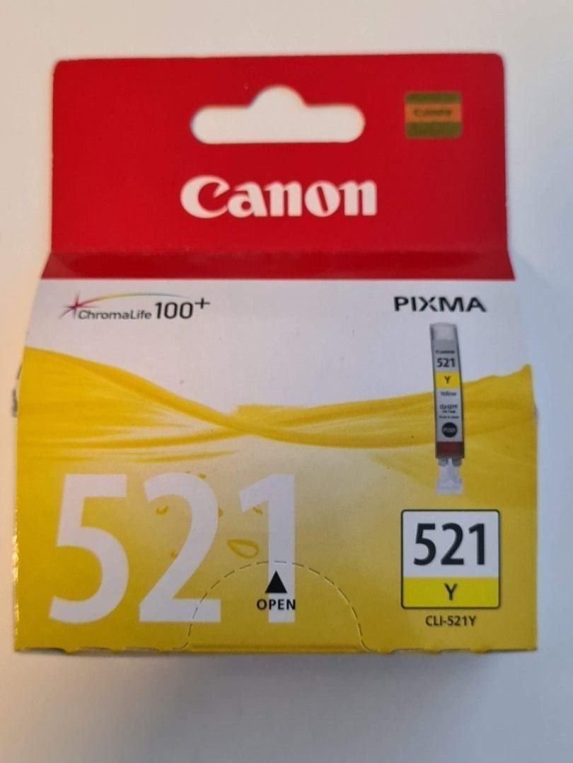 Canon Cartucce per stampanti & toner: CANON CLI-521 Y (2936B001) – Nuovo e nell'imballaggio originale da Frick venduto da Multimedia-Fricktal