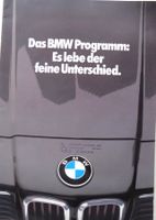 Prospekt BMW von 1980