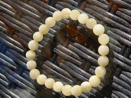 ☀️💛 Lybisches Wüstenglas Armband 💛☀️ G 8mm