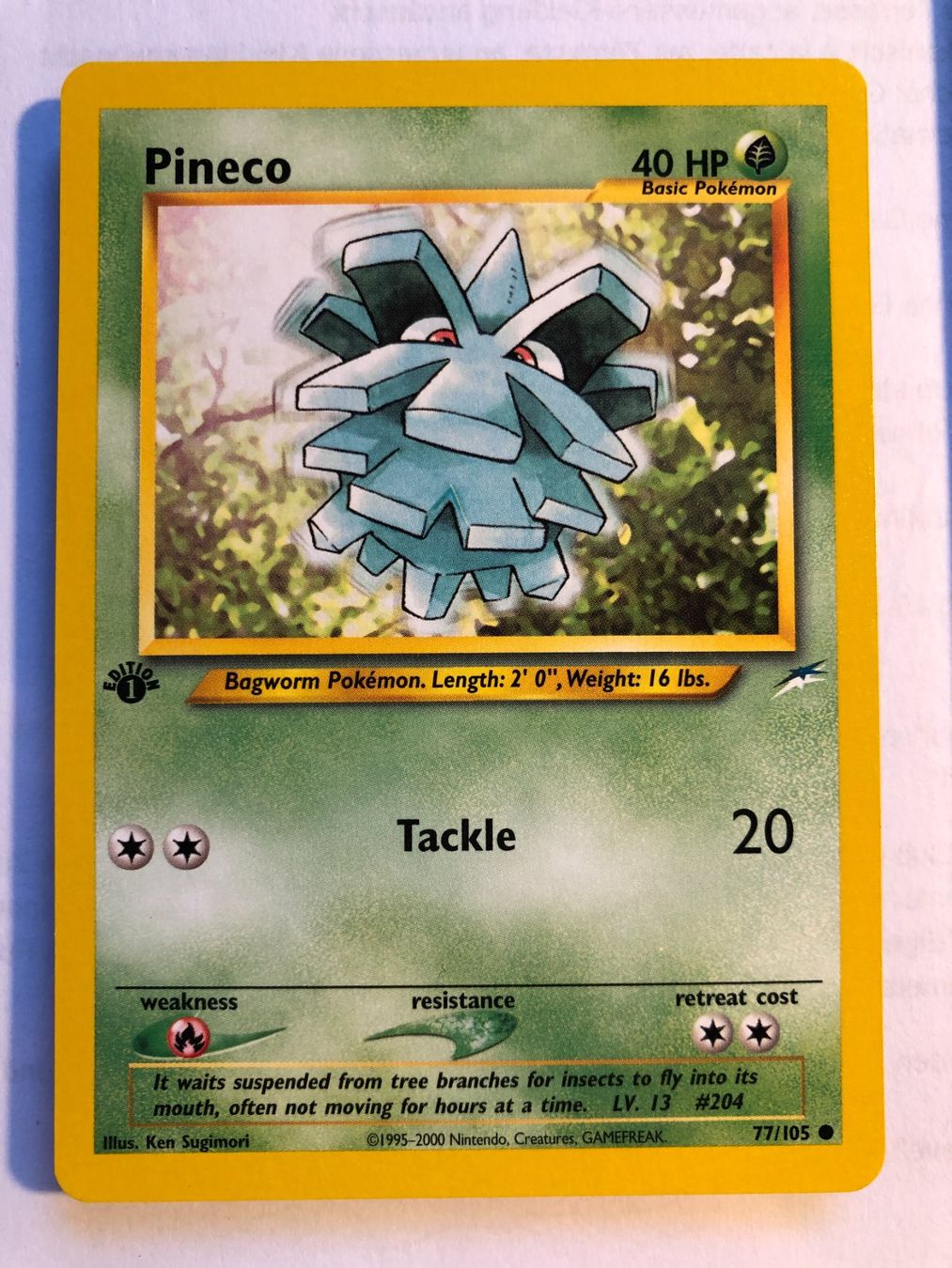 Sammelbilder & Trading cards: Pineco 1st Neo Destiny - MINT - ab 1.- – Gebraucht aus Giubiasco von dan_pr8b