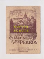 Etikette - Château de Perroy /bd