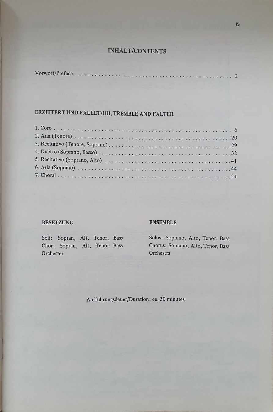 Libri: Wilhelm Friedemann Bach: Osterkantate - Noten – Usato da Zürich venduto da Philotimo 1
