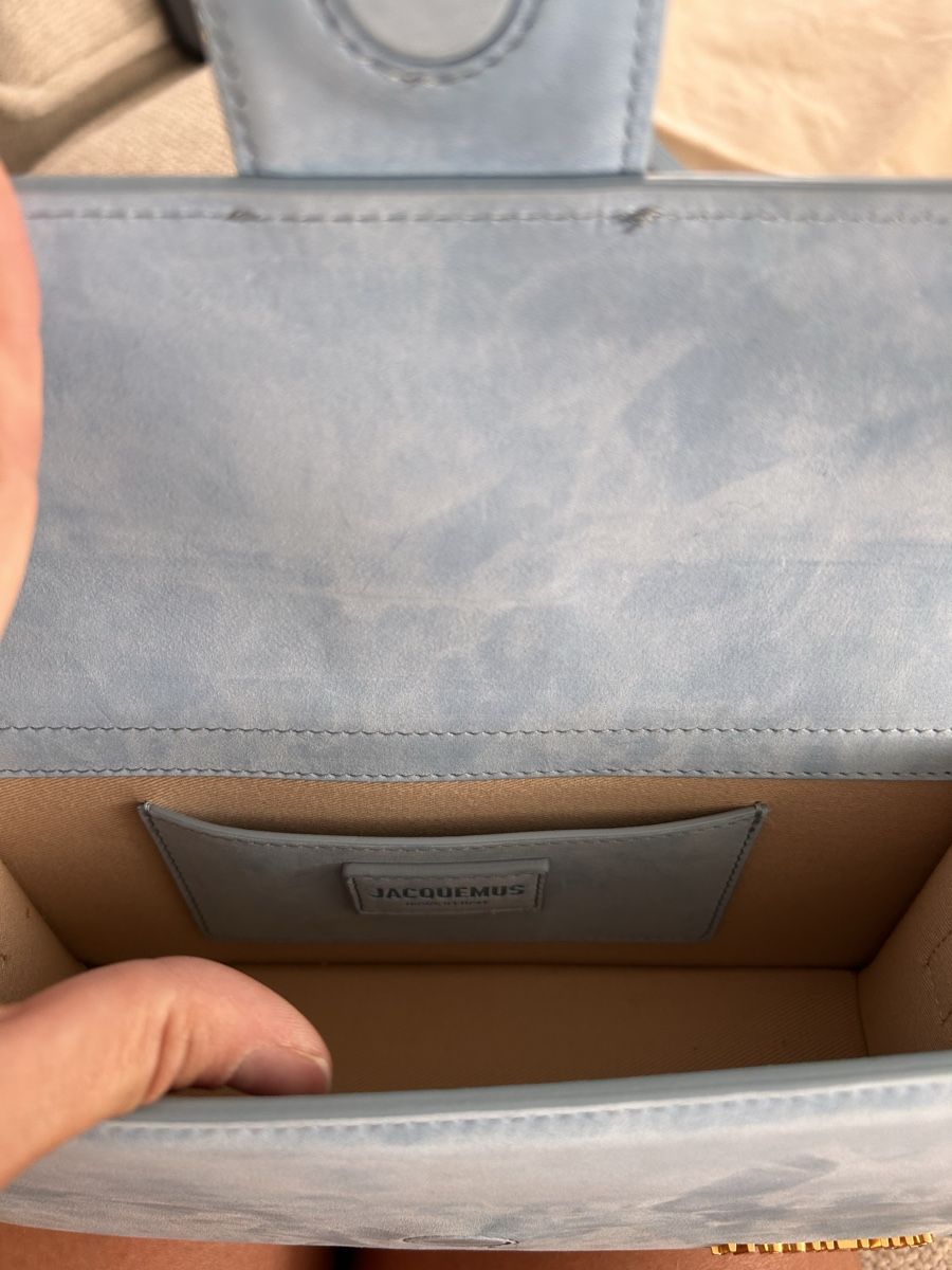 Jacquemus Borse da donna: Jacquemus Die grosse Bambino Handtasche, hellblau – Nuovo (secondo la descrizione) da Andwil SG venduto da nin_y2zm 3