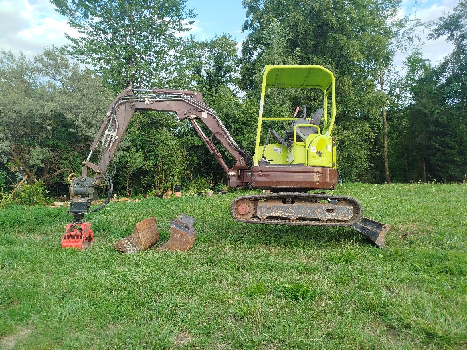 Excavateurs: 2.5t menzi Bagger – D'occasion à Lippoldswilen par bischounterwegs 2