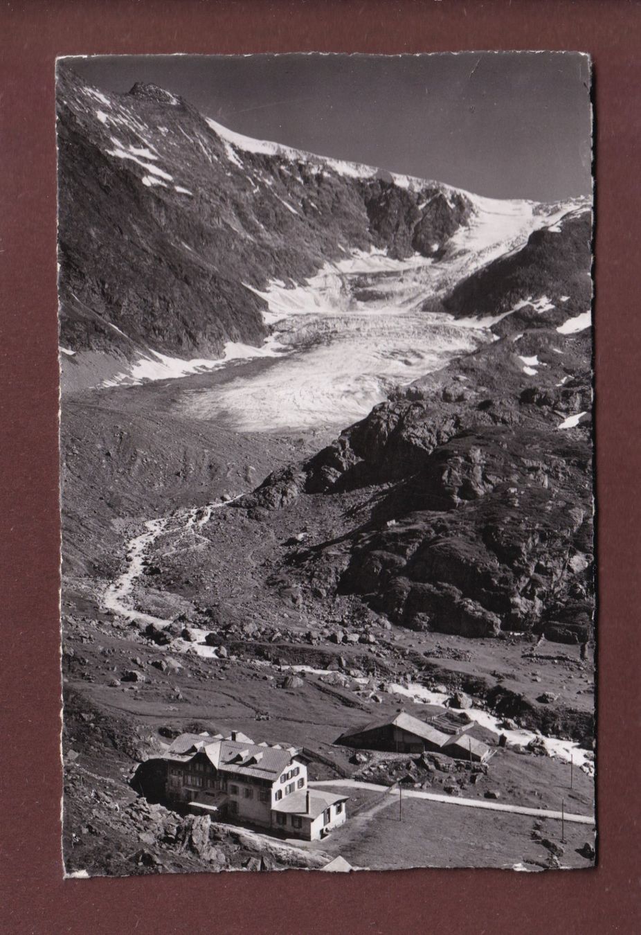 Cartoline postali: Hotel STEINGLETSCHER am Sustenpass - 1946 – Usato da Pully venduto da nicecards