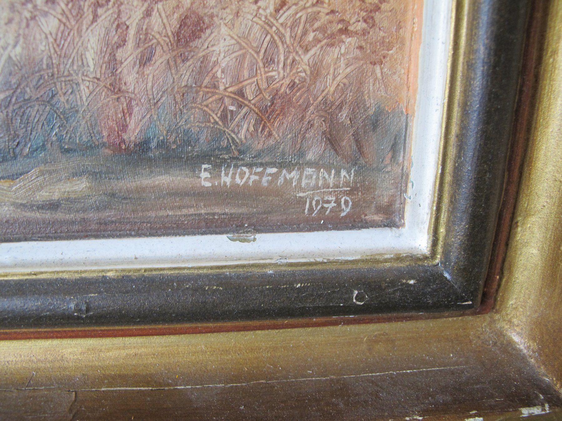 Dipinti: Oel Bild Auf Holz Maler E.Hoffmann Sig. – Usato da Altnau venduto da LinaAuktion 3