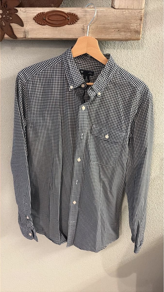 Gap Camicie: GAP Hemd Karomuster blau/weiss Grösse M gebraucht – Usato da Kollbrunn venduto da Sier