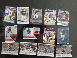 13 NFL Trading Cards der Chicago Bears