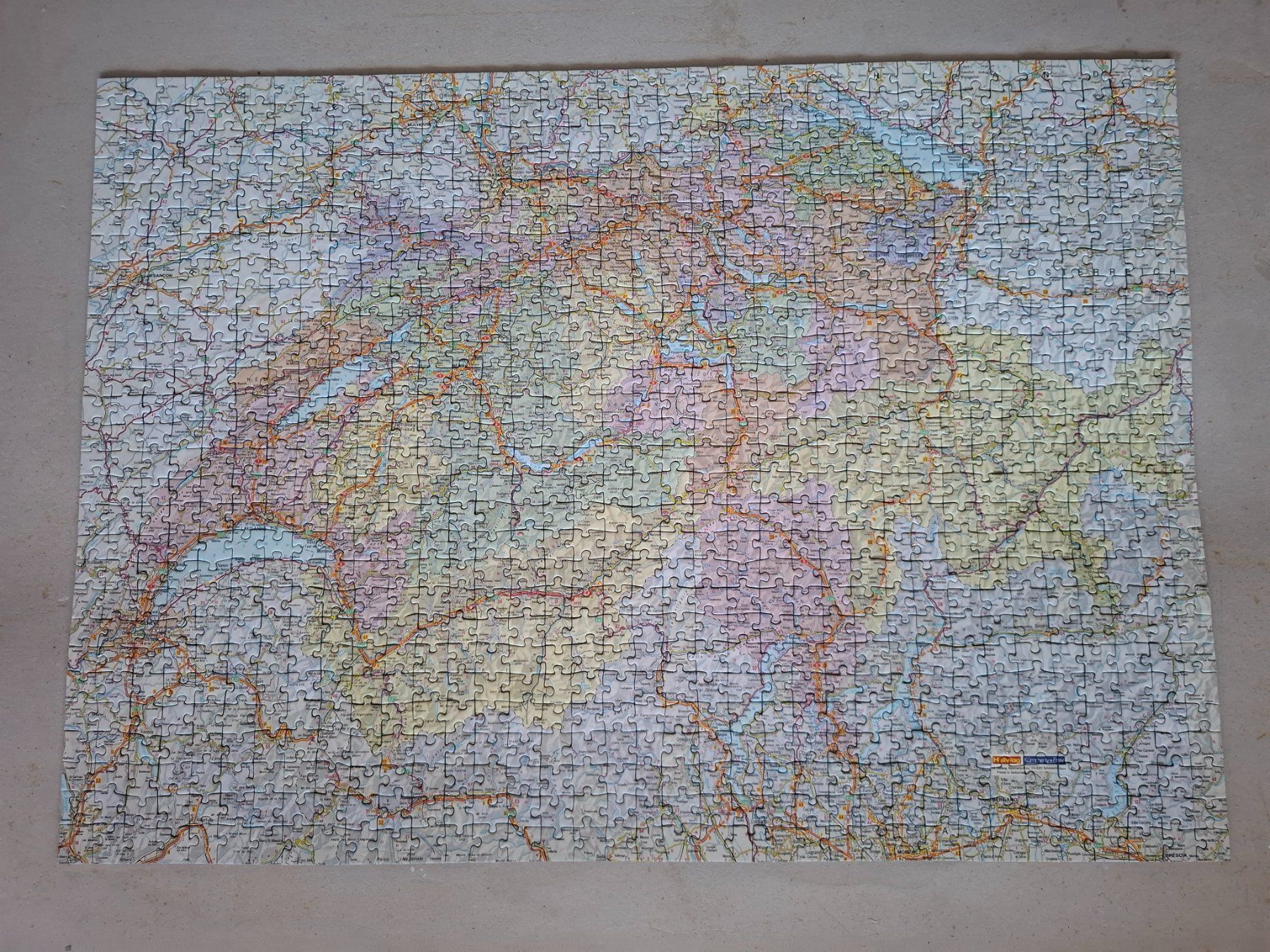 Ravensburger Puzzles: Schweizerkarte Puzzle – D'occasion à Hinterkappelen par Schampus 1