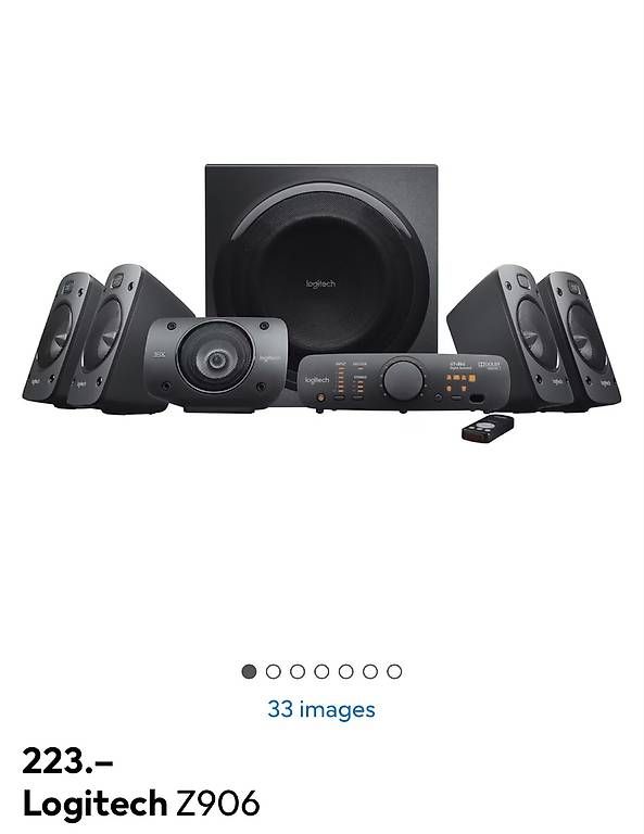 Lautsprecher: Haut-parleurs Logitech Z906 – Gebraucht aus Martigny von LeandroBastos