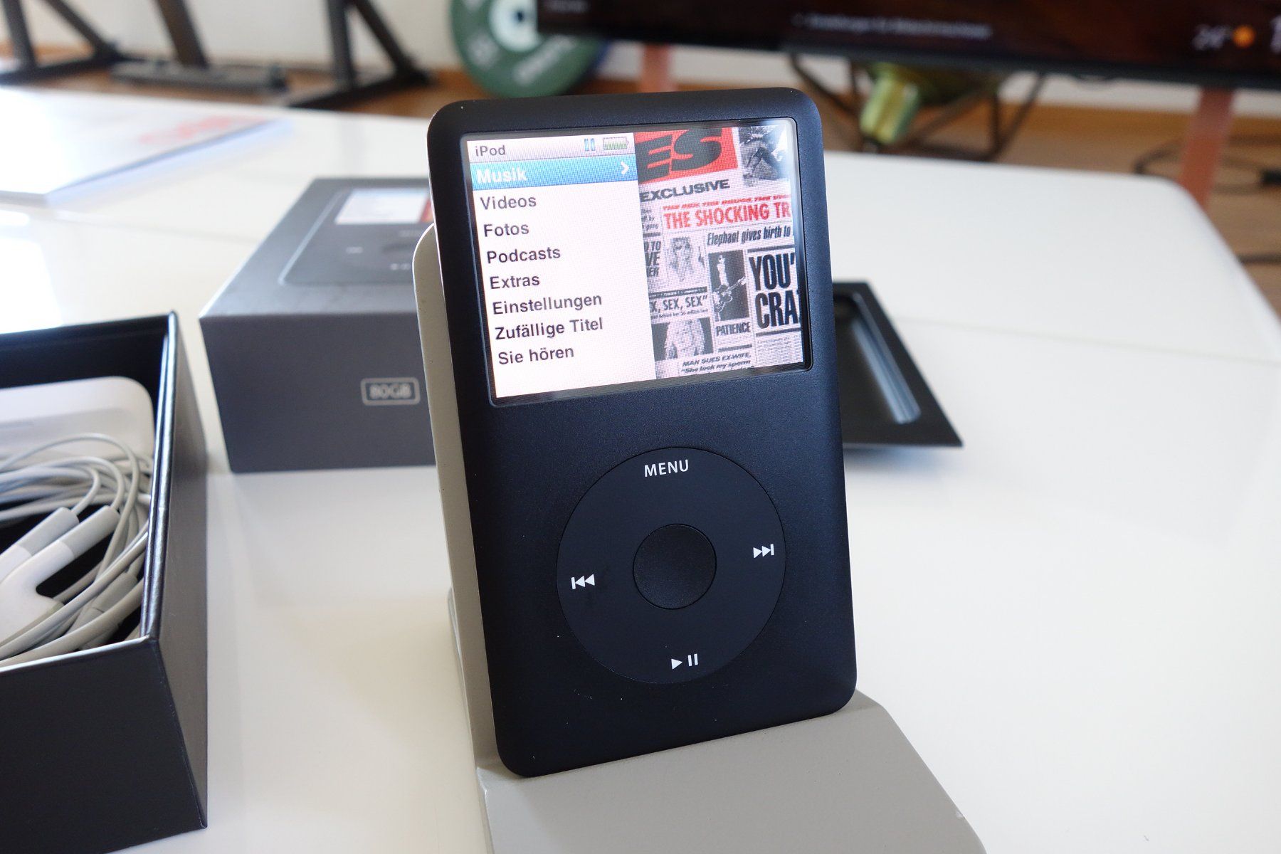 Apple Lettore multimediale portatile: Apple iPod classic 80GB 6. Generation – Usato da St. Gallen venduto da 8201 1