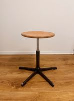 Werkstatthocker Vintage Hocker drehbar höhenverstellbar 70er