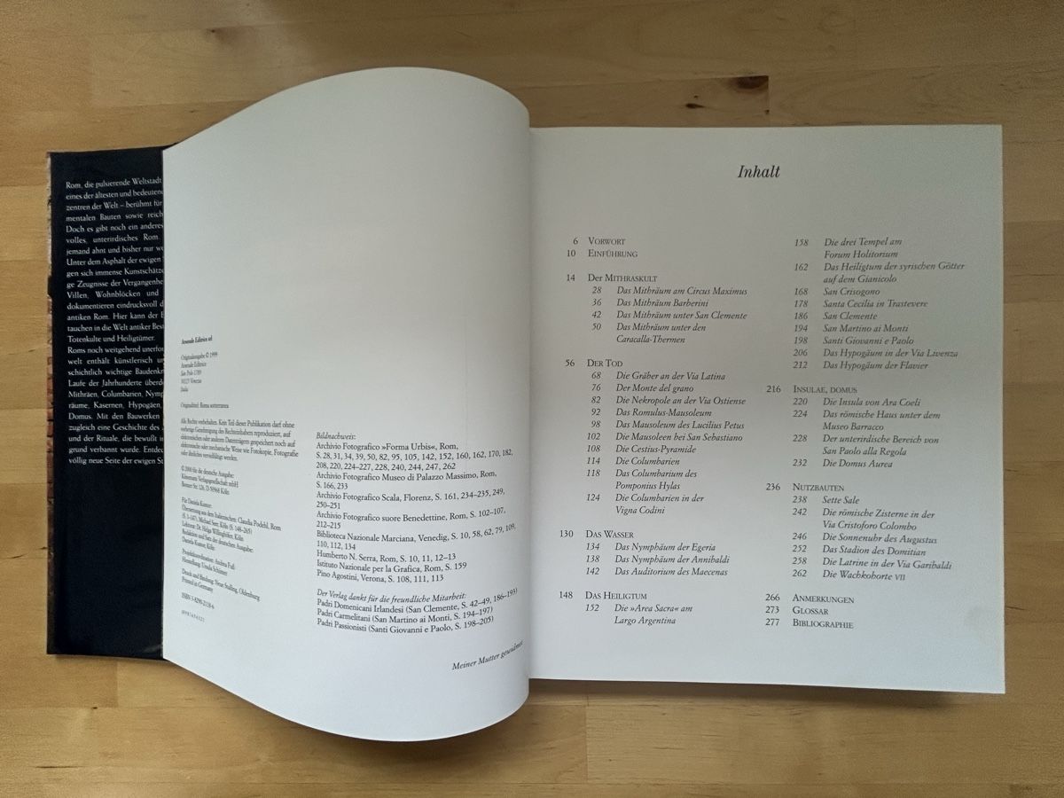 Libri: Das unterirdische Rom - Katakomben, Bäder, Tempel – Usato da Himmelried venduto da rasmus67 3