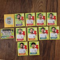 Panini Sticker Iran Fussball Nationalmannschaft 12 Stk