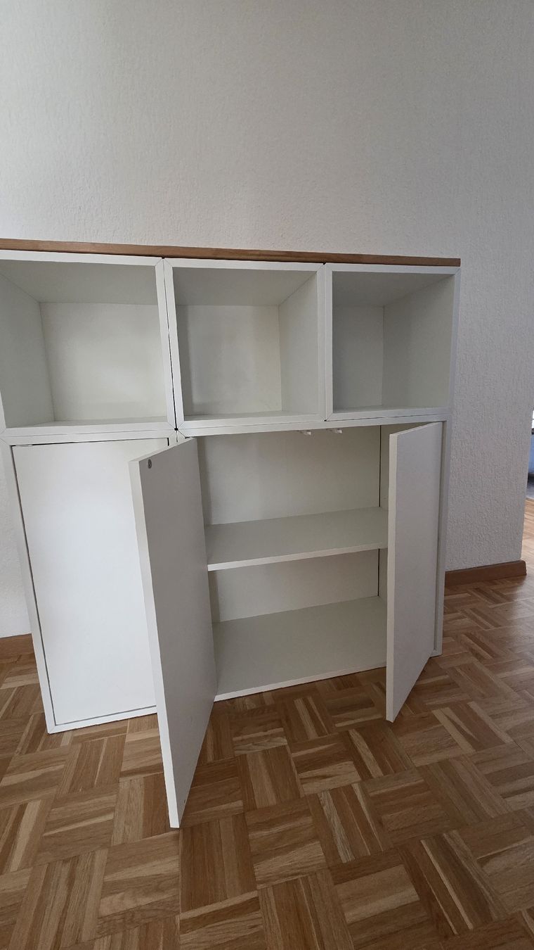 Scaffali: ikea Eket Elemente mit schöner Holzplatte – Usato da St. Gallen venduto da Isabelle1234 3