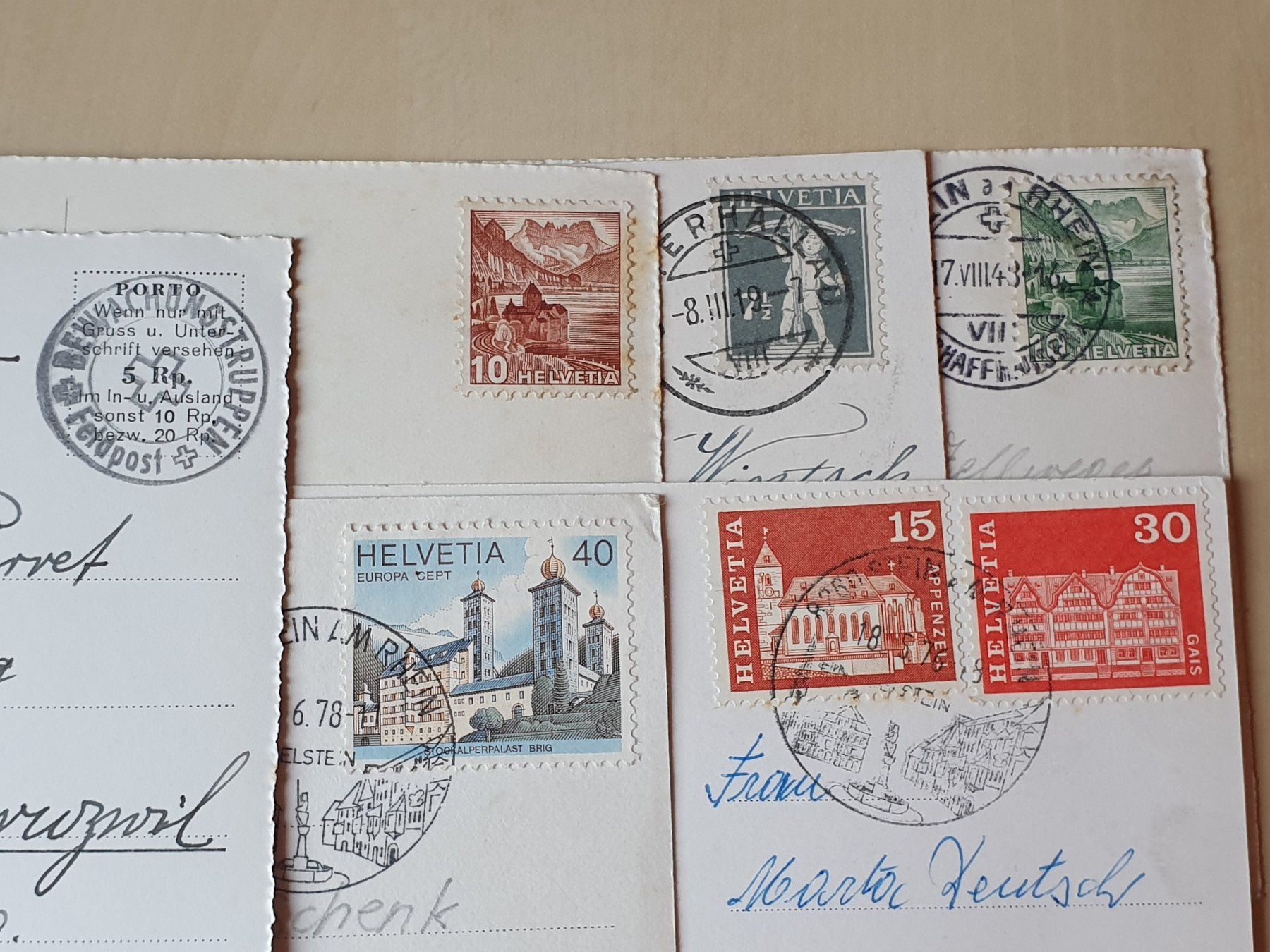 Cartes postales: 10 x Karten Schaffhausen ab 1919 – D'occasion à Stansstad par collectorsshop 5