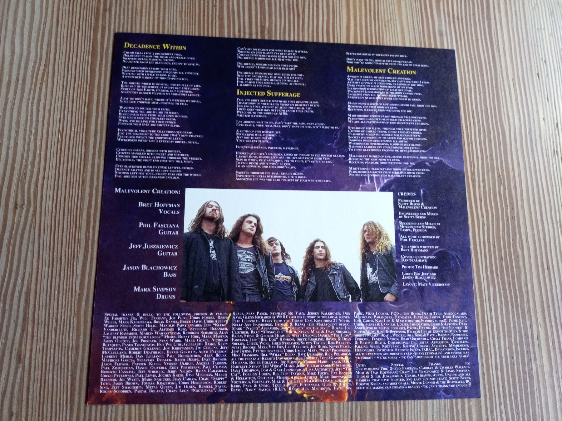 Schallplatten: Malevolent Creation-The Ten Commandments 12'' Orange Vinyl – Neu (gemäss Beschreibung) aus Brienz BE von INTERNALFIRE 3