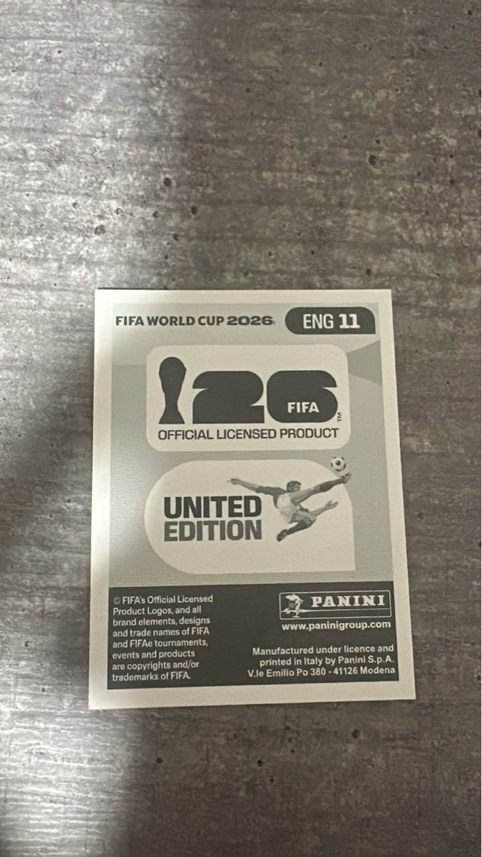 Panini Carte collezionabili: ENG 11 , FIFA WORLD CUP 2026 PANINI  – Nuovo (secondo la descrizione) da Frauenfeld venduto da 1PegPeg1 1