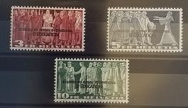 3159) BIÉ (D V) 19-21,Symbolische Bilder postfrisch Kt 105