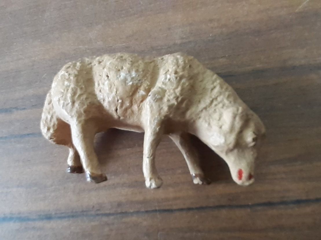 Statuette: Krippenfigur antik - Schaf Nr.2 – Usato da Mörschwil venduto da lindaswunderkiste 6
