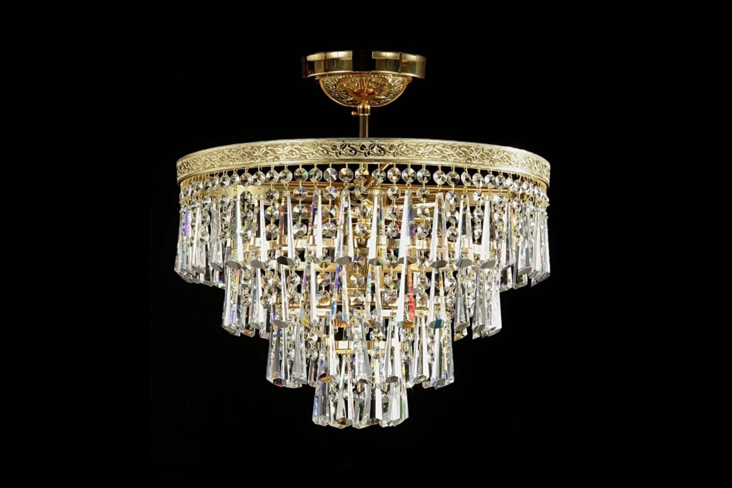 Lampadari & plafoniere: Kronleuchter Florence 6 Gold – Nuovo e nell'imballaggio originale da Glattfelden venduto da Bohemiancrystal