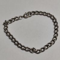 silver baby Bracelet gourmette vintage en argent #B3