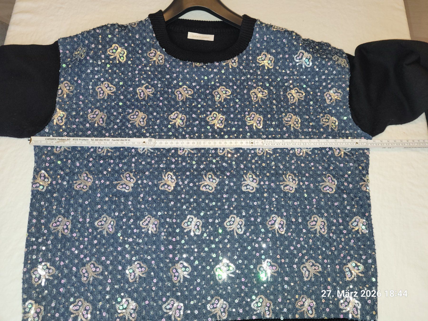 Maglioni & Felpe: Pullover Damen mit Schmetterling Pailletten – Usato da Bünzen venduto da Milly32 2