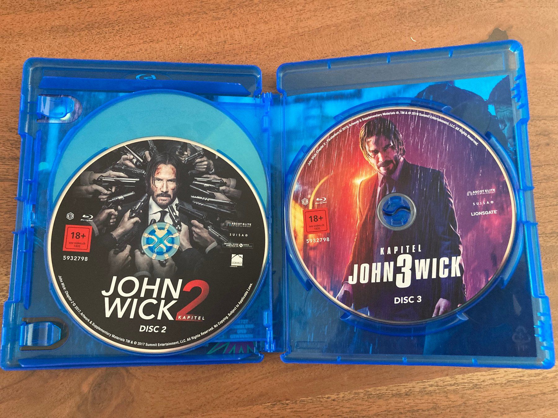 Tous les DVDs: John Wick Kapitel 1-3 – Neuf (Voir description) à Mauensee par Etrigan 3