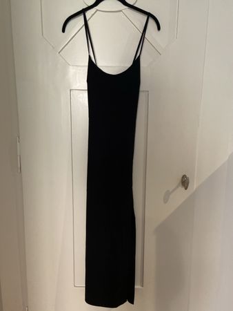Sommer Kleid Zara Schwarz Grösse S