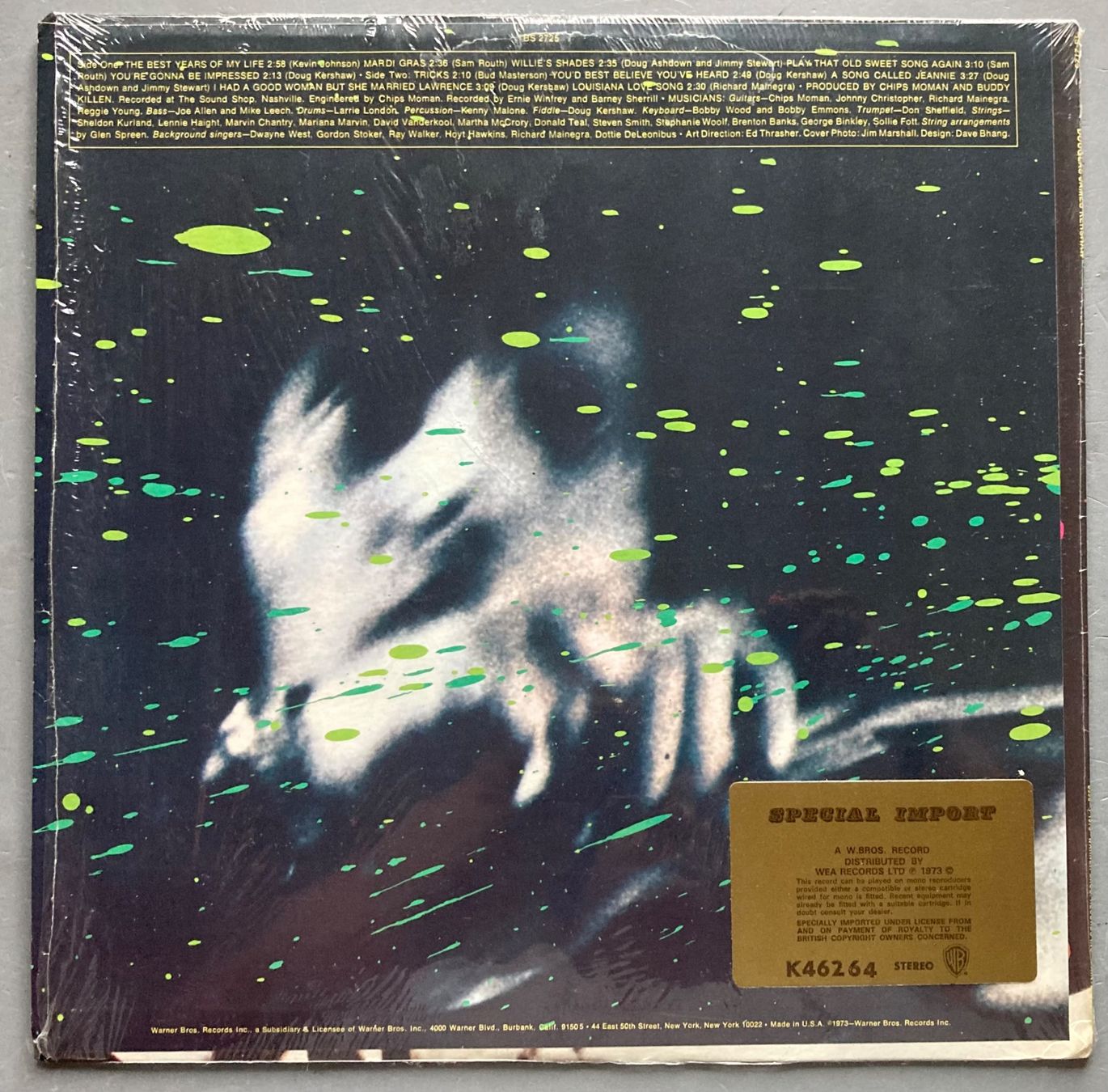 Dischi in vinile: DOUG KERSHAW - DOUGLAS JAMES KERSHAW – Usato da Poliez-Pittet venduto da Newtown-Records 1