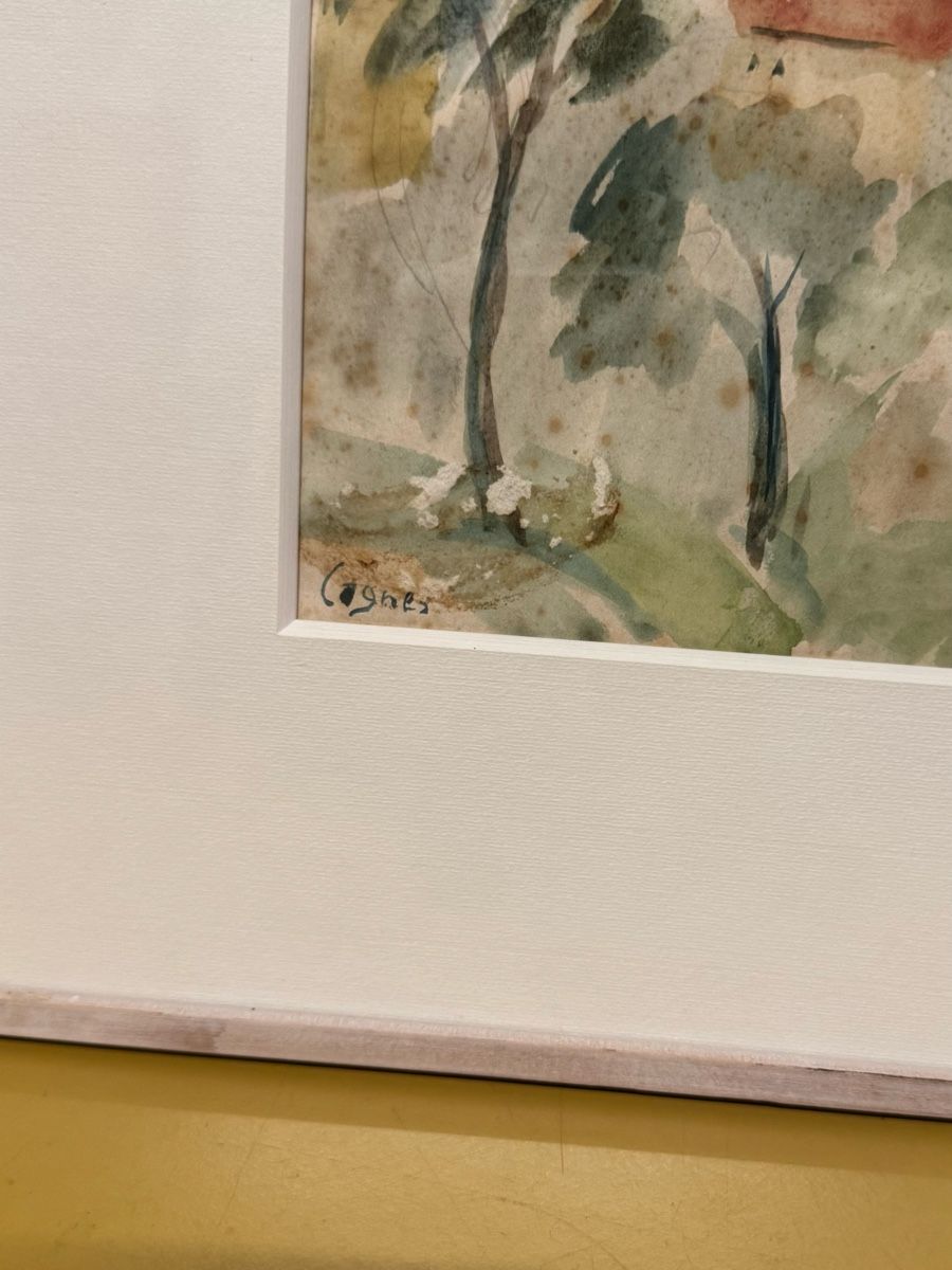 Gemälde: Aquarell Hand signiert Bild  – Gebraucht aus Schlieren von Freundlich02 3