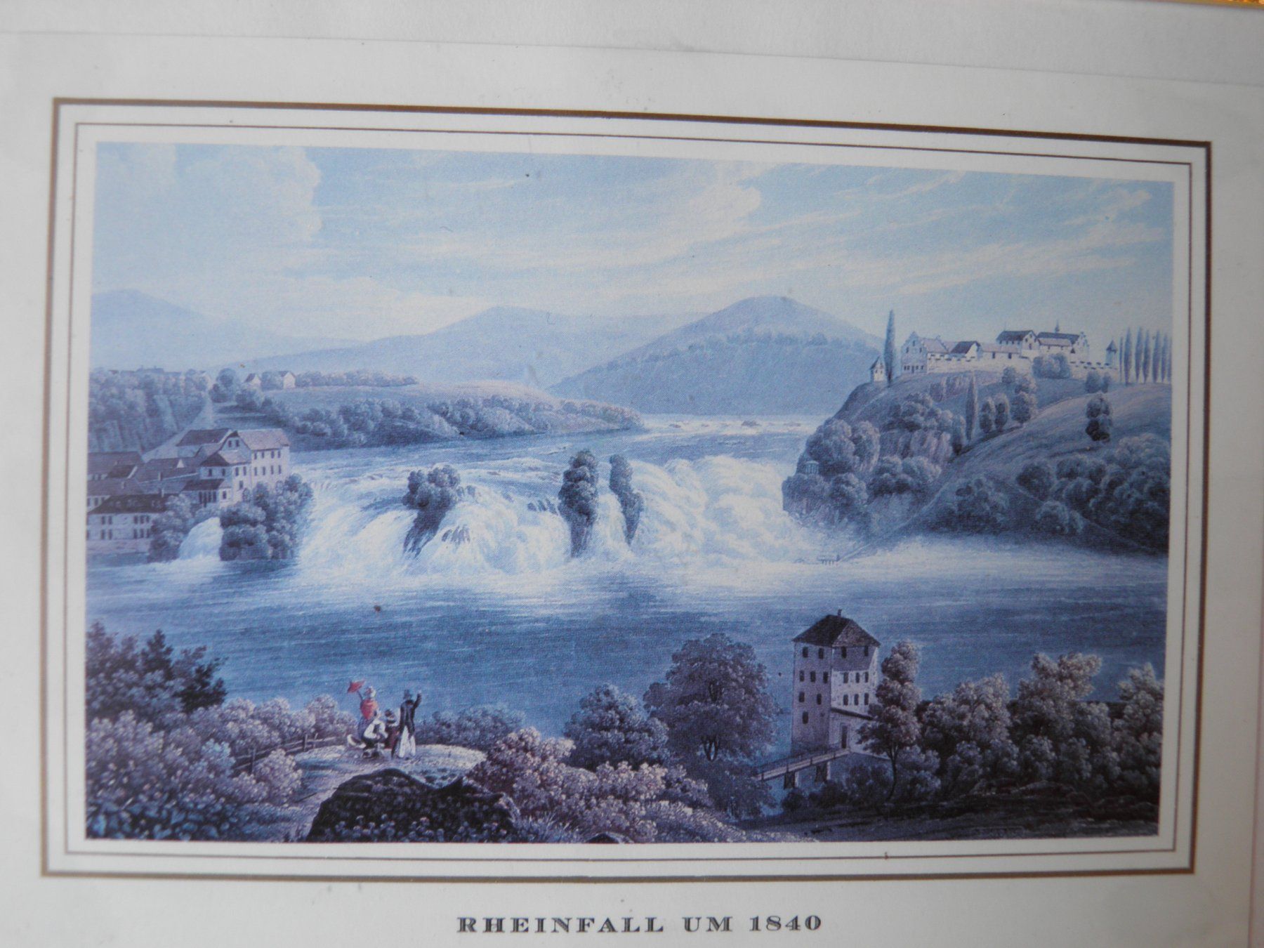 Incisioni: Rheinfall um 1840 – Usato da Triesen FL venduto da Trigon 1
