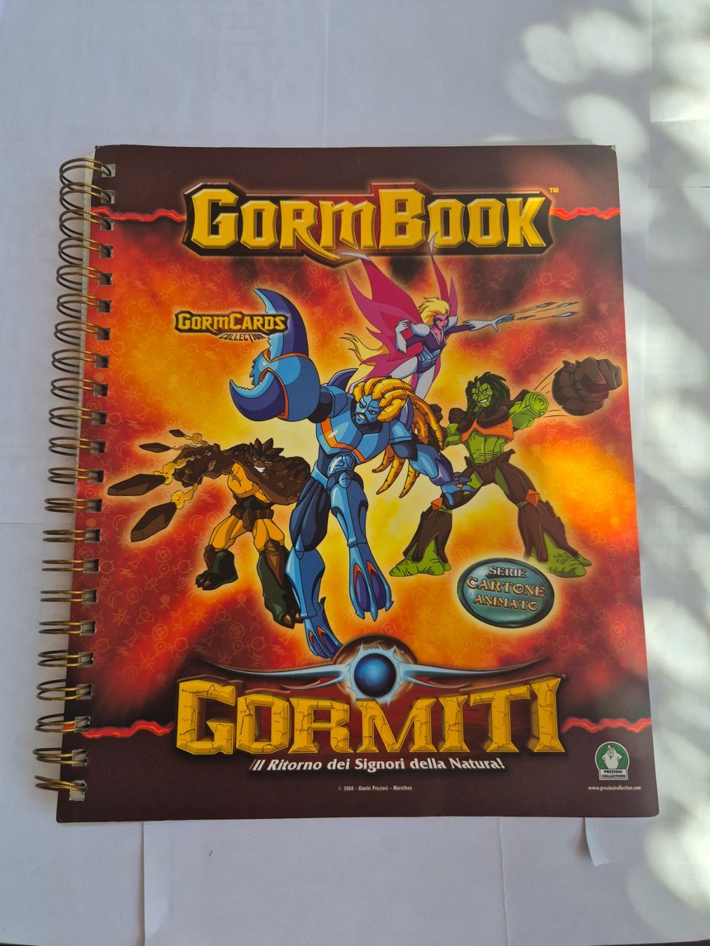 Giochi: Gormiti Gormbook Ordner mit ein paar Karten. – Usato da Opfikon venduto da Steins_Siedlung