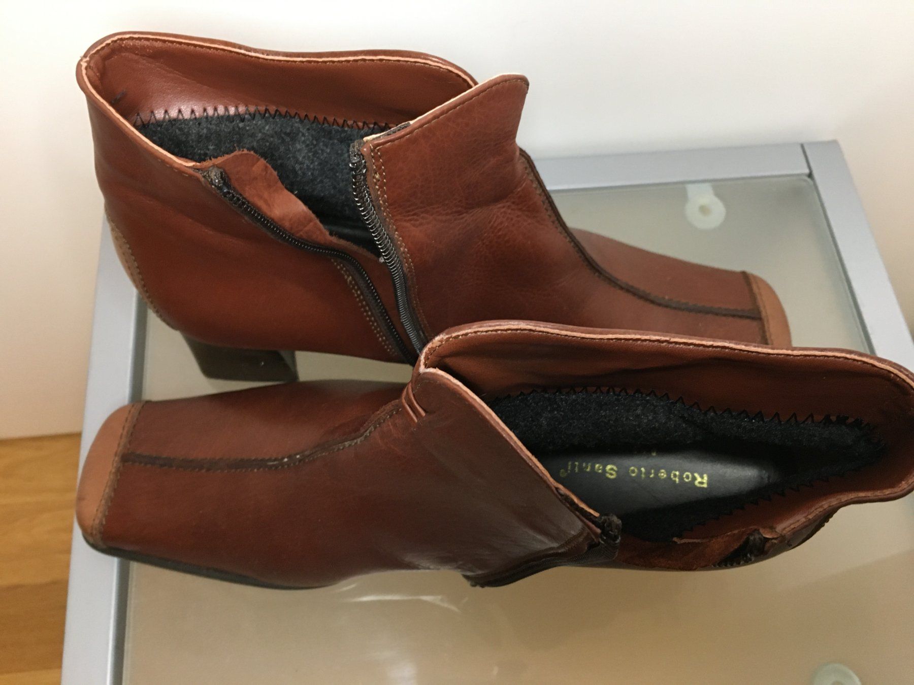 Roberto Santi Scarpe da donna: Damen Stiefeletten , Leder,  Gr. 40, NEU – Nuovo (secondo la descrizione) da Heerbrugg venduto da dwfg 5