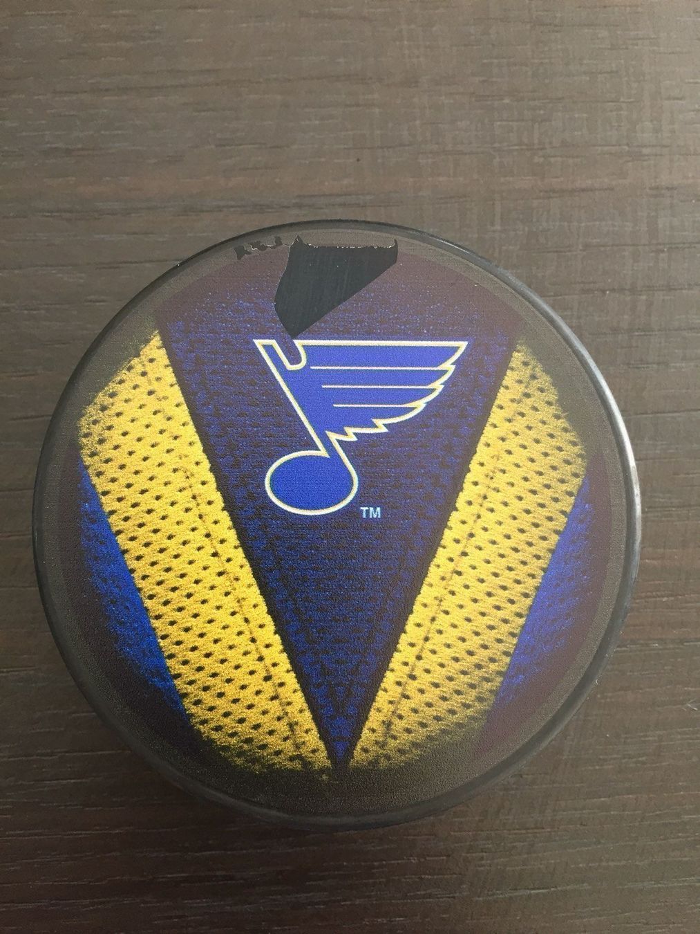 Palloni: St. Louis Blues Puck – Nuovo e nell'imballaggio originale da Muttenz venduto da US_Sport_Schweiz