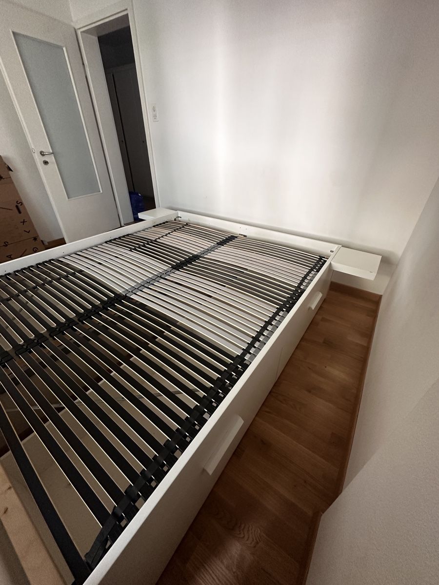 Letti: Bett weiss 160cm Ikea – Usato da Zürich venduto da hus_2sc5 2