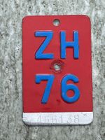 Velonummer ZH 76