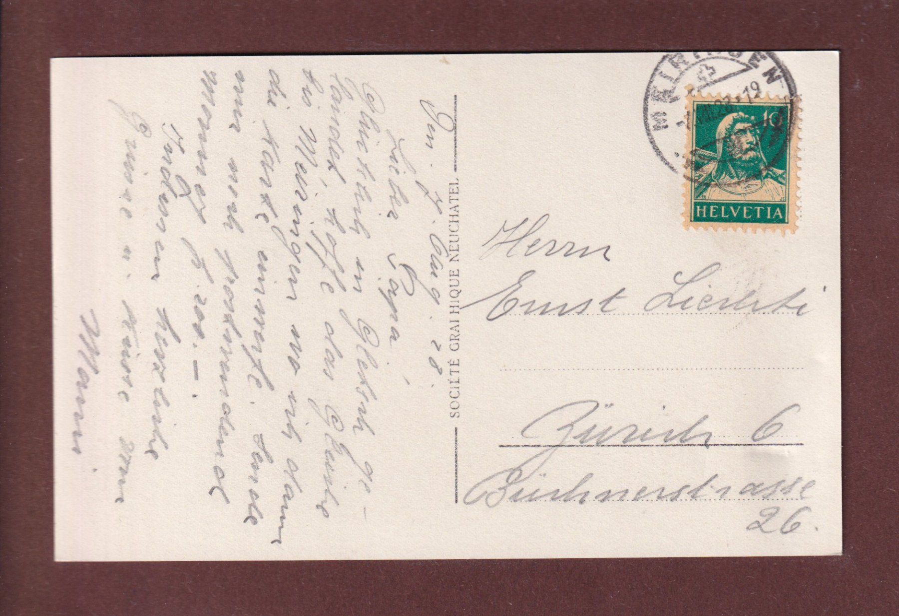 Cartes postales: RHONEGLETSCHER von der Grimselpasshöhe - 1928 – D'occasion à Pully par nicecards 1