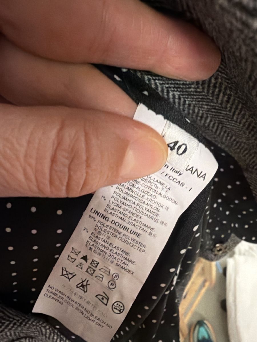 Dolce & Gabbana Giacche: Giacca donna Dolce & Gabbana lana – Usato da Adliswil venduto da Rampella 4