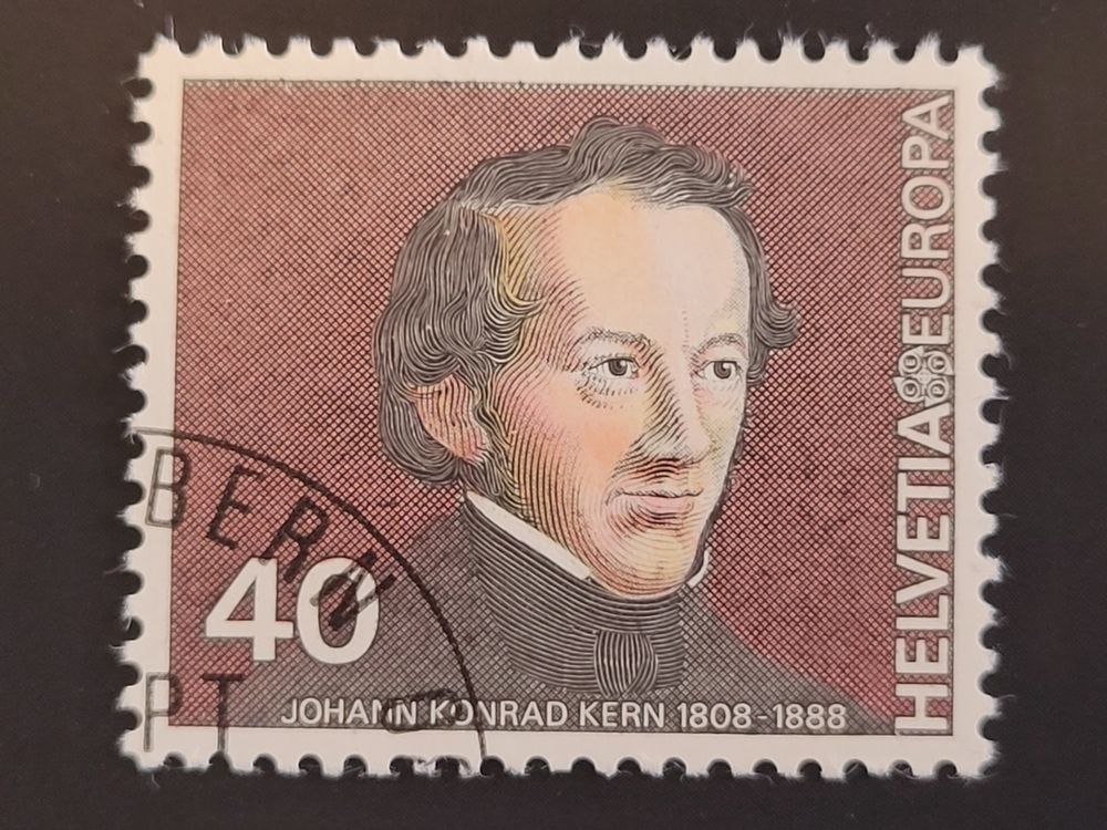 Timbre CH 1980 (28.IV) N° 640 Johann Konrad Kern Ministre Kaufen
