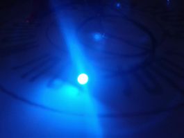 LED klar/blau 3mm 12V verkabelt