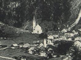 Gotthardbahn - Goeschenen , Kirche  1904