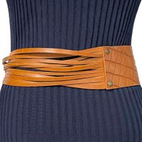 Gürtel Leder breit rustikal Gr. 90 ATOMO VINTAGE 1960s