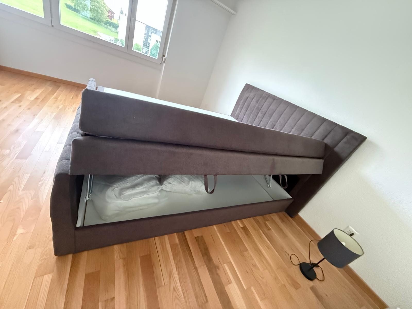Letti: Carryhome BOXSPRINGBETT 160/200 cm Braun – Usato da Vättis venduto da MauMP 4