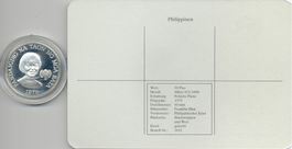 Philippinen 50 Piso 1979 Int. Jahr des Kindes Silber PP