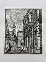 Orig. Holzstich Malta – Nr. 1/20 – Signiert – Palaschenko