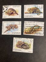 Spanien 1974 Satz iberische Tierwelt gestempelt