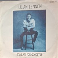 Vinyl Single Julian Lennon - Too Late For Goodbyes